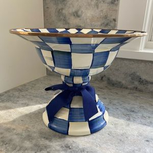 MacKenzie Childs Pedestal Bowl